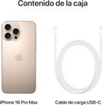 iPhone 16 PRO MAX 512GB Titanio Natural Apple - Imagen 5