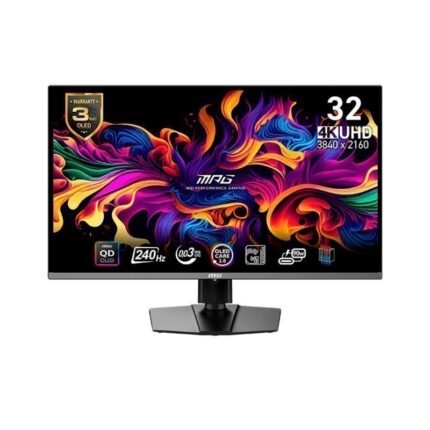 MSI MPG 321URX QD-OLED 31.5" QD-OLED UltraHD 4K 240Hz FreeSync Premium Pro USB-C