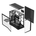 Abysm Arian Frame A400 Black ATX Cristal Templado ARGB PWM - Imagen 3