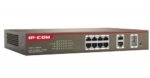 IP-COM Networks S3300-10-PWR-M switch Gestionado L2 Fast Ethernet (10/100) Gris Energía sobre Ethernet (PoE)