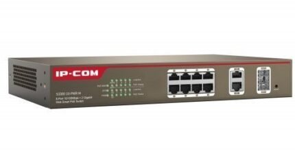 IP-COM Networks S3300-10-PWR-M switch Gestionado L2 Fast Ethernet (10/100) Gris Energía sobre Ethernet (PoE)