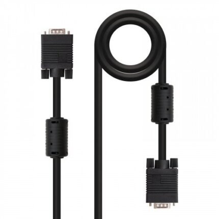 Nanocable CABLE SVGA CON FERRITA, HDB15/M-HDB15/M, 15 M