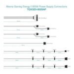 TooQ TQXGEII-800SAP unidad de fuente de alimentación 800 W 20+4 pin ATX ATX Negro - Imagen 12