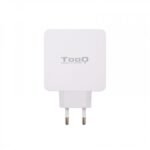 TooQ Cargador de Pared doble puerto USB-C PD + USB A QC3.0, 48W - Imagen 2