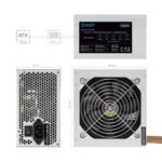 TooQ TQAPOLO-500SP unidad de fuente de alimentación 500 W 20+4 pin ATX ATX Plata - Imagen 4