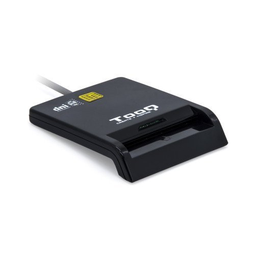 220949 TooQ Lector de Tarjetas Inteligentes DNIe SIM USB-C, Negro - Imagen 1