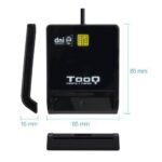 TooQ Lector de Tarjetas Inteligentes DNIe SIM USB-C, Negro - Imagen 2