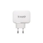 TooQ Cargador de Pared doble puerto USB-C + USB A, 27W - Imagen 2