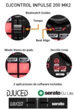 HERCULES CONSOLA DJ CONTROL INPULSE 200 MK2 - Imagen 2