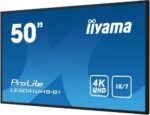 iiyama LE5041UHS-B1 pantalla de señalización Pantalla plana para señalización digital 125,7 cm (49.5") LCD 350 cd / m² 4K Ultra HD Negro 18/7 - Imagen 4