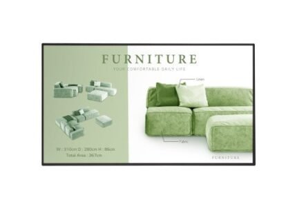 LG 55UM5N-H Pantalla plana para señalización digital 139,7 cm (55") LCD Wifi 500 cd / m² 4K Ultra HD Negro Web OS 24/7