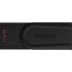 Kingston Technology DataTraveler 64GB Portable USB 3.2 Gen 1 Exodia S (Black/Black)