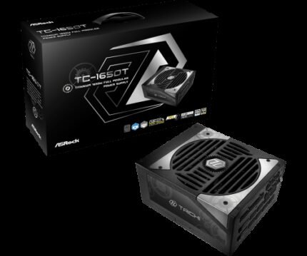 Asrock Taichi TC-1650T unidad de fuente de alimentación 1650 W 20+4 pin ATX ATX Negro