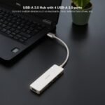 NANOCABLE HUB USB 3.0 4xUSB3.0. USB-A/M-USB 3.0/H ALUM. 18CM - Imagen 3