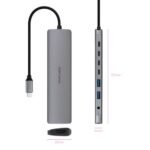 NANOCABLE HUB USB-C 2xUSB-A+3xUSB-C+USB-C CARGA+HDMI+AUDIO - Imagen 2