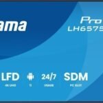 MONITOR IIYAMA 65" (LH6575UHS-B1AG)3840X2160, UHD IPS PANEL, OPERACION 24/7 500CD/M, LANDSCAPE PORTRAIT, SIGNAL FAILOVER, SPEAKERS 2X 10W, MULTIPLE INPUTS (DVI-I (VGA),HDMI 3X, DP-OUT ,USB 2.0 X2, WIFI, LAN, MEDIA PLAY USB PORT, CONTROL LAN/RS232