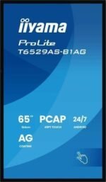 MONITOR IIYAMA TACTIL 65" 4K 20P TACTIL (T6529AS-B1AG) / ANDROID 14/ USO 24/7 / IRX1 / HDMI X 2 / USB-C / HORIZ. Y APAISADO / 420CD/M2 (TOUCH), 4000:1, 6.5MS, USB TOUCH / RS232C / RJ45 / 32GB ROM / 2G RAM / 1GB / WIFI / VESA 400X400MM - Imagen 4