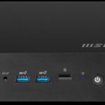 MSI CUBI NUC 1MG-237BEU PC/estación de trabajo barebone 0.84L sized PC Negro 150U Intel® SoC