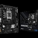 PLACA ASROCK B860M-H2,INTEL,1851,B860,2DDR5,128GB,2HDMI,4SATA3+2M.2,1GBELAN,7USB3.2,MATX