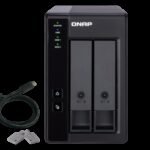 QNAP TR-002 unidad de disco multiple Negro