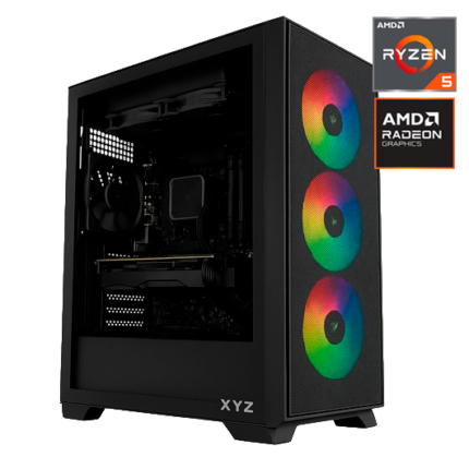 PepiPC GAMING – Ryzen 5-7500X3D / 32GB / 1TB / RX 9060XT 16GB