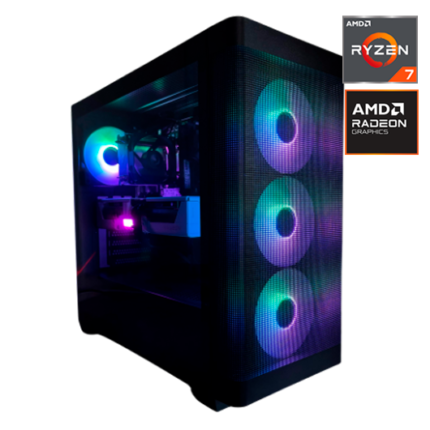 PepiPC GAMING – Ryzen 7 7800X3D / 32GB / 1TB / RX 9060XT 16GB