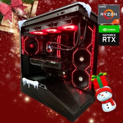 PepiPC TORMENTA ROJA - AMD 7800X3D / 32GB / 1TB / RTX 5070TI 16GB