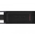 Kingston Technology DataTraveler 70 unidad flash USB 128 GB USB Tipo C 3.2 Gen 1 (3.1 Gen 1) Negro