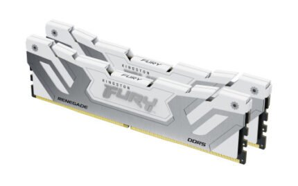 MEMORIA KINGSTON 48GB 8400MT/S DDR5 CL40 CUDIMM (KIT OF 2) FURY RENEGADE WHITE XMP - KF584CU40RWK2-48