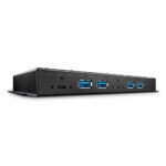 Lindy 43275 hub de interfaz USB 3.2 Gen 2 (3.1 Gen 2) Type-A 10000 Mbit/s Negro