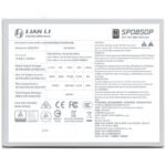 Fuente de Alimentación Modular Lian Li SFX SP 850W 80+ Platino Blanco - Imagen 6