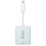 Nanocable CONVERSOR USB-C A DISPLAYPORT, ALUMINIO, 15 CM